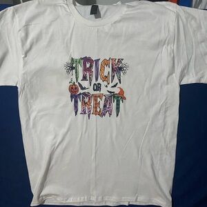 White Short Sleeve Cotton Tee